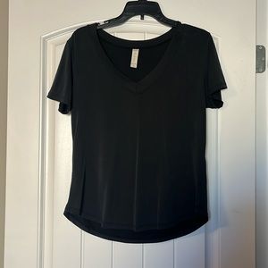 Altar’d State Medium Charcoal Grey v-neck t-shirt